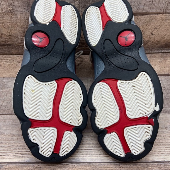 Nike Air Jordan 13 Retro Red Flint Grey 414575-600 Youth Size 3Y Women Size 4.5 - Picture 8 of 12